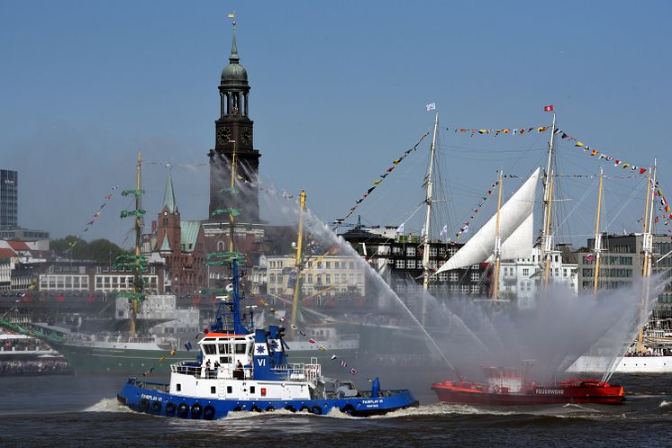 Hafengeburtstag i Hamburg holdes i 2017 den første weekend i maj