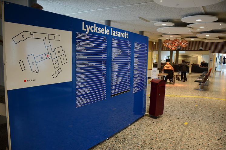 Lycksele lasarett, centralhall (1)