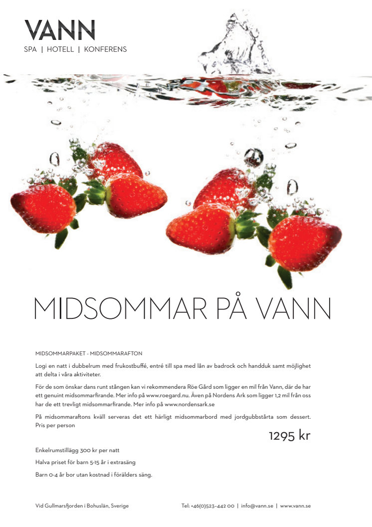 Midsommar på Vann spa hotell och konferens
