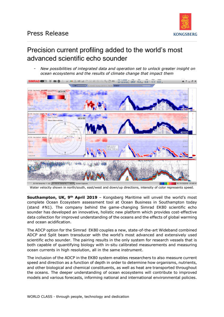 Precision current profiling added to the world’s most advanced scientific echo sounder