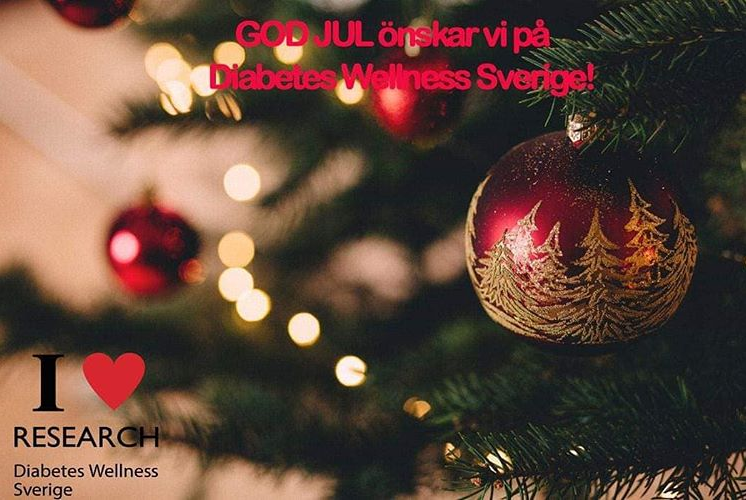 God Jul önskar vi på Diabetes Wellness Sverige