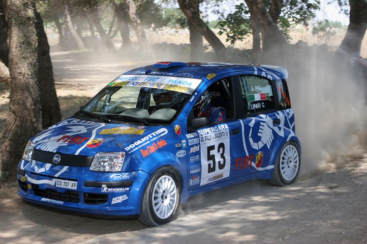  Pisi-Lipari Fiat Panda Rally al Rally del Salentoa