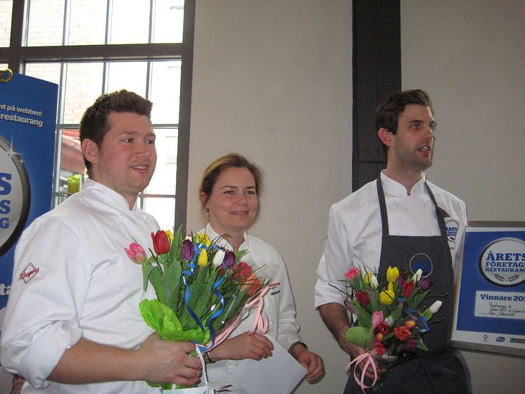 Johan Kuhn, Malin Söderström och Claes Vardam