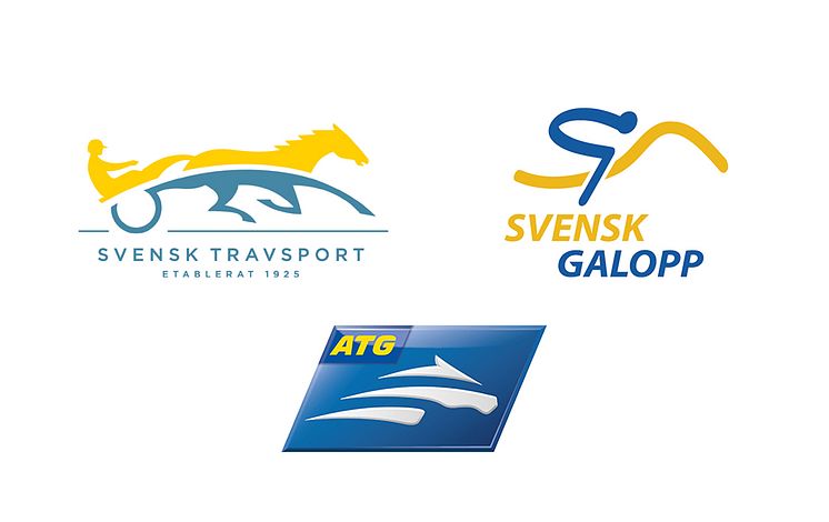 Logotype Svensk Travsport, Svensk Galopp och ATG