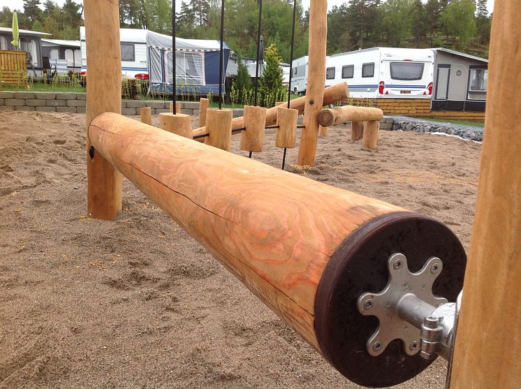 Woodwork AB - rullande balansbom hos Daftö Resort