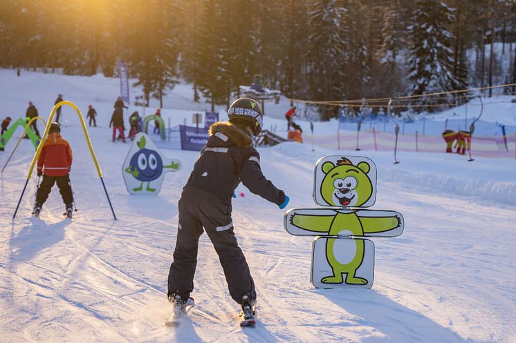 Alpin skidåkning i Orsa Grönklitt