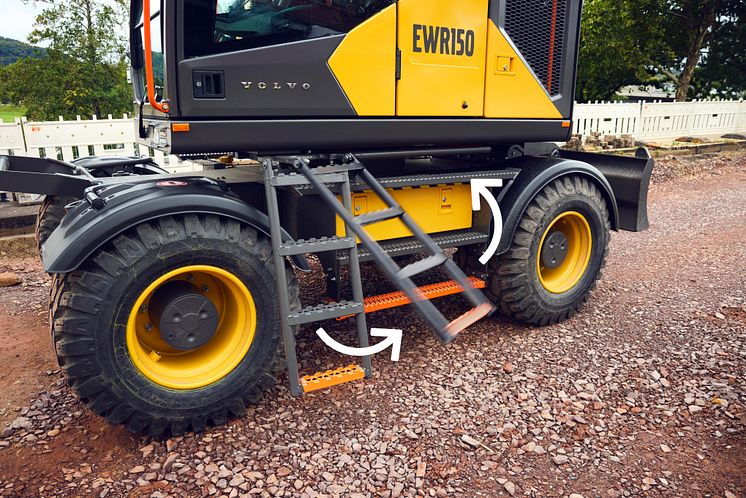 Volvo EWR150 - eldriven stege