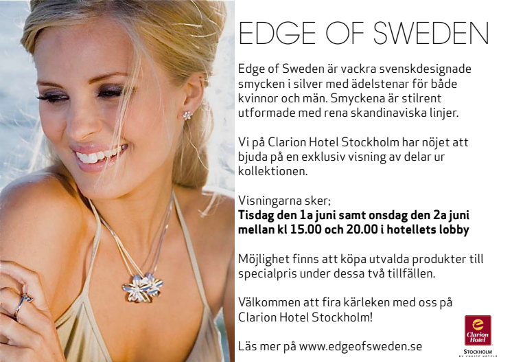 Edge of Sweden - exklusiv smyckesvisning