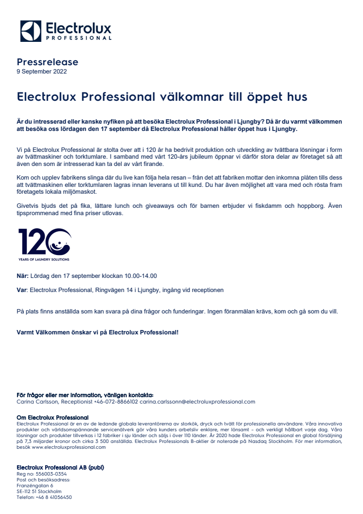 Electrolux Professional Pressmeddelande 220909.pdf