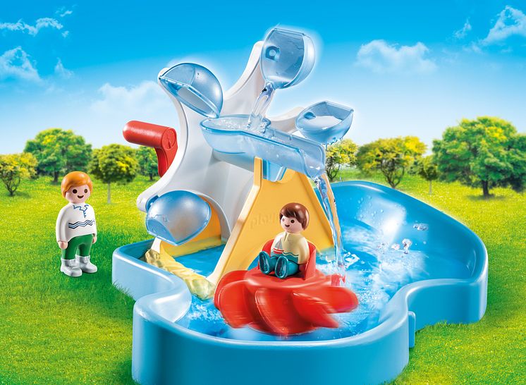 Wasserrad mit Karussell (70268) von PLAYMOBIL 1.2.3 AQUA