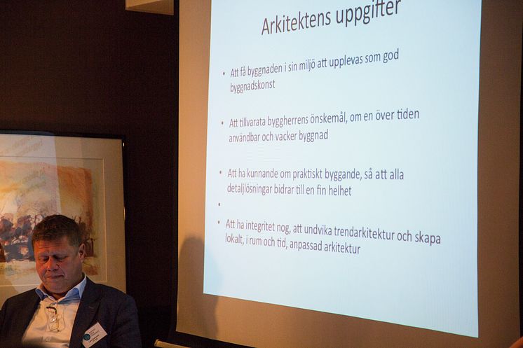 Den goda byggnaden - finns den? Ett samtal hölls mellan byggherren, entreprenören och arkitekten