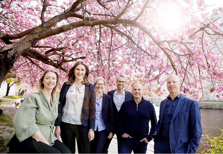 Christin Carlsson, Amanda Tevell, Sofia Wollmann, Per Kaijser, Tomas Carlsson och Nicklas Westberg.