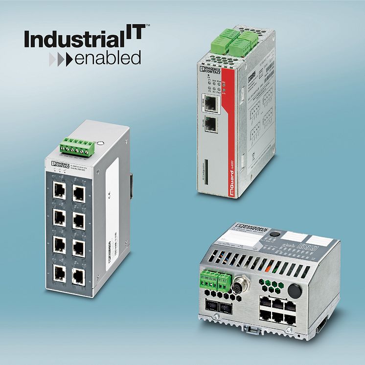 Phoenix Contact Ethernet components have ABB Industrial IT certificatio