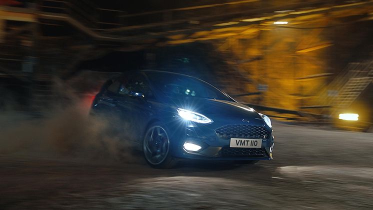 Ny Ford Fiesta ST i en af Europas største saltminer