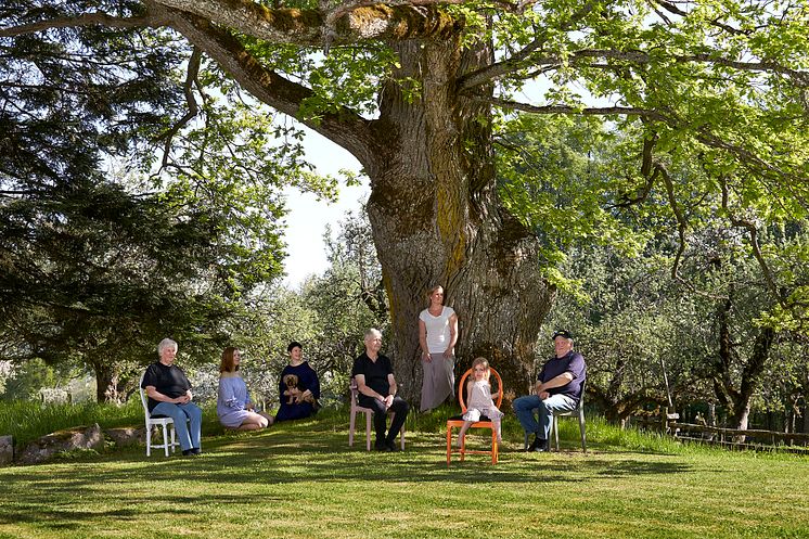 Bild från fotoutställningen med storytelling. Foto: Thomas Harrysson