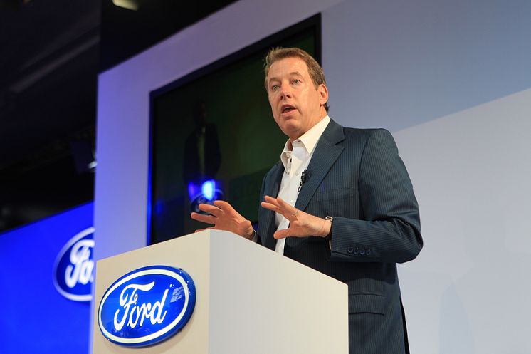 Fords styrelseordförande Bill Ford på mässan Mobile World Congress i Barcelona - bild 2