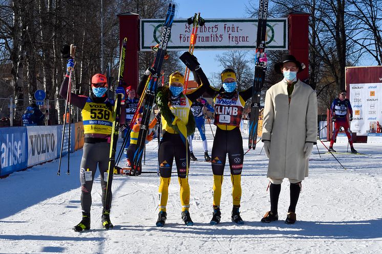 Ladies top three Vasaloppet 2021