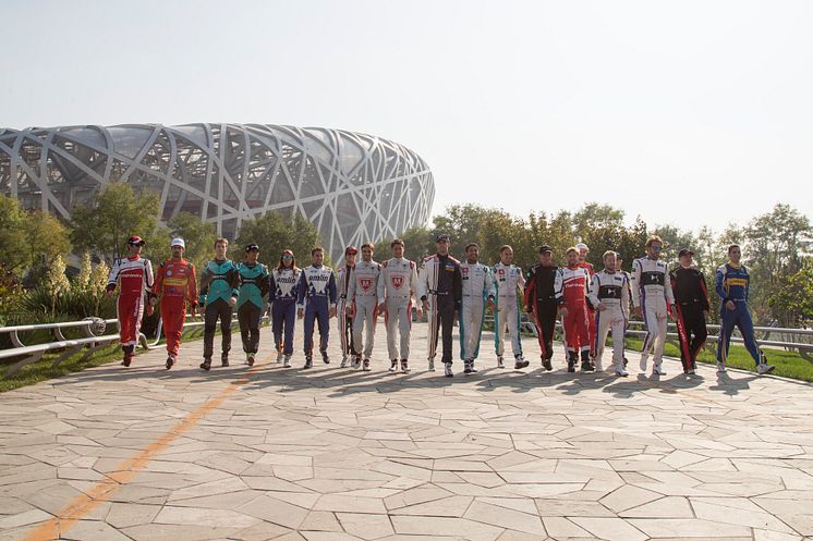 Formula E competitors - Beijin