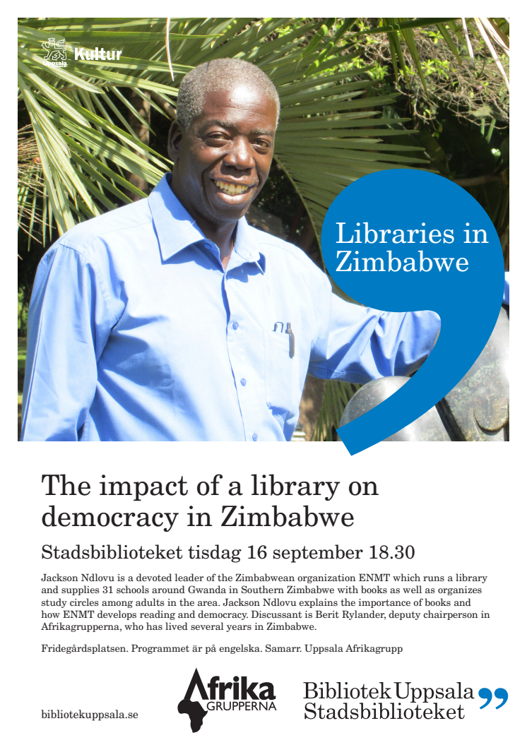 Vad betyder ett bibliotek för demokrati i Zimbabwe