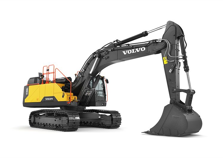 Volvo EC380E Hybrid - frilagd