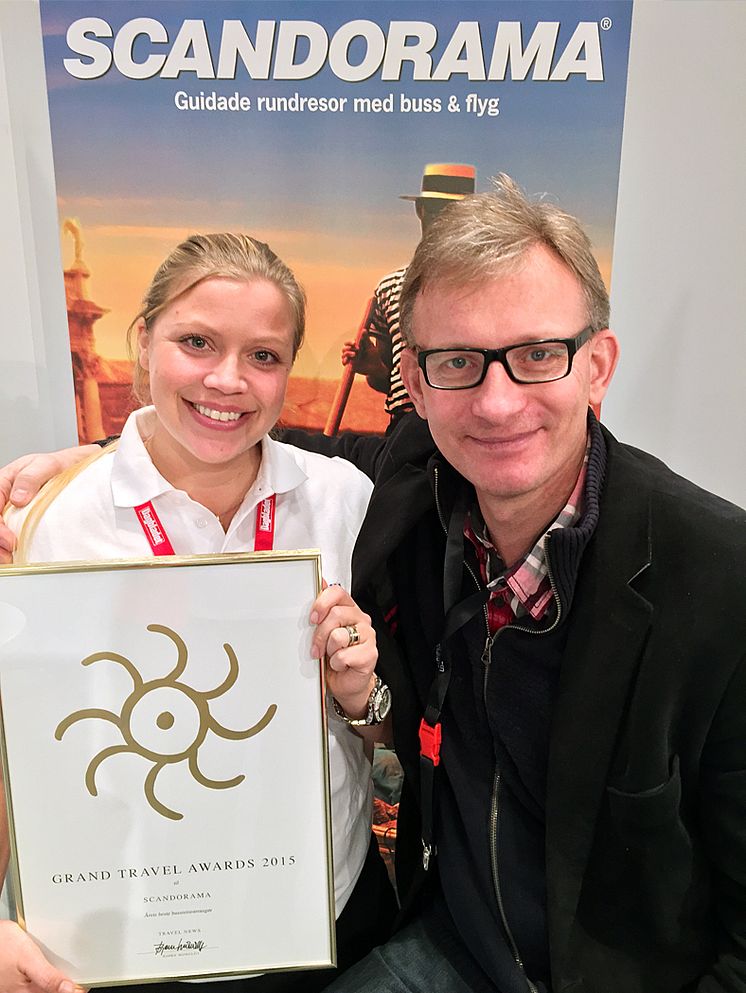 Grand Travel Award Norge  - vinnare för tjugonde året i rad!
