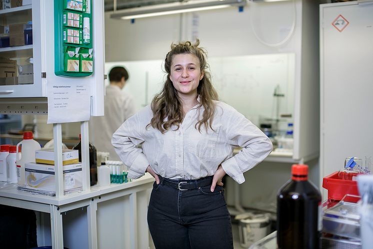 Linnea Lundqvist, laboratoriechef på Chromafora