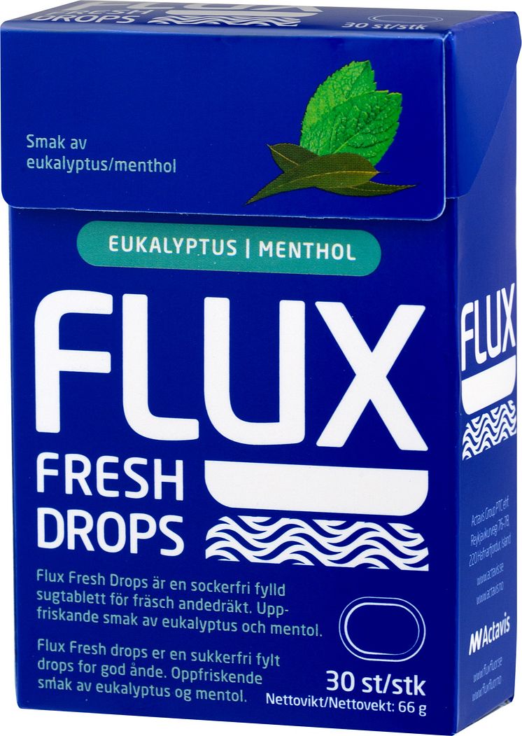 Flux Fresh Drops Eukalyptus-Menthol, 30 st