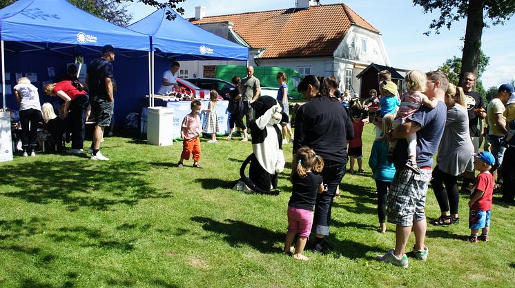 Öppen gård i sommar