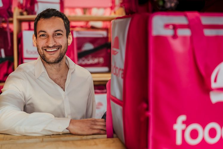 Prashant Søegaard, administrerende direktør i foodora
