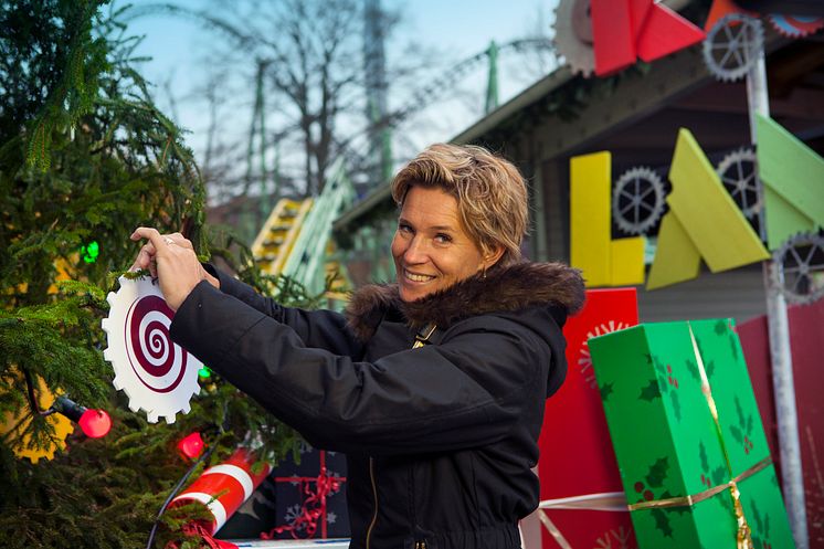 Lotta Carlsbogård är projektledare för Jul på Liseberg