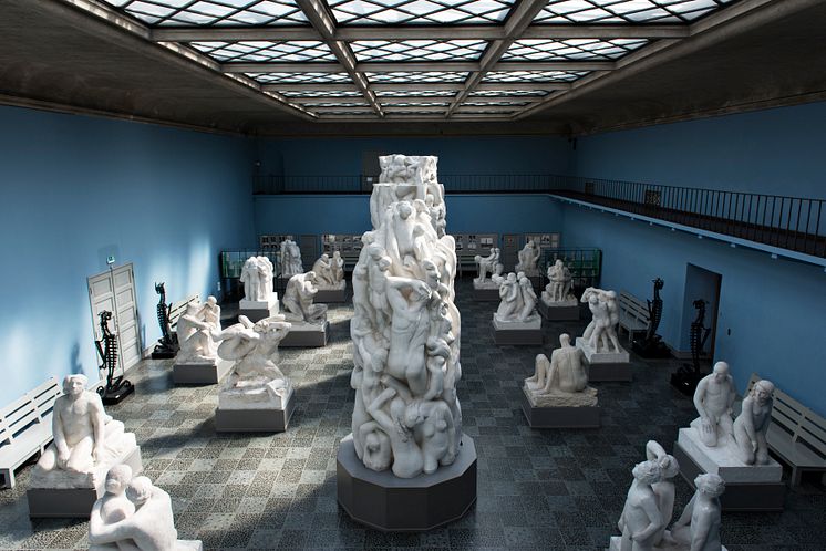 The Monolith Hall in the Vigeland Museum. / Monolittsalen i Vigelandmuseet