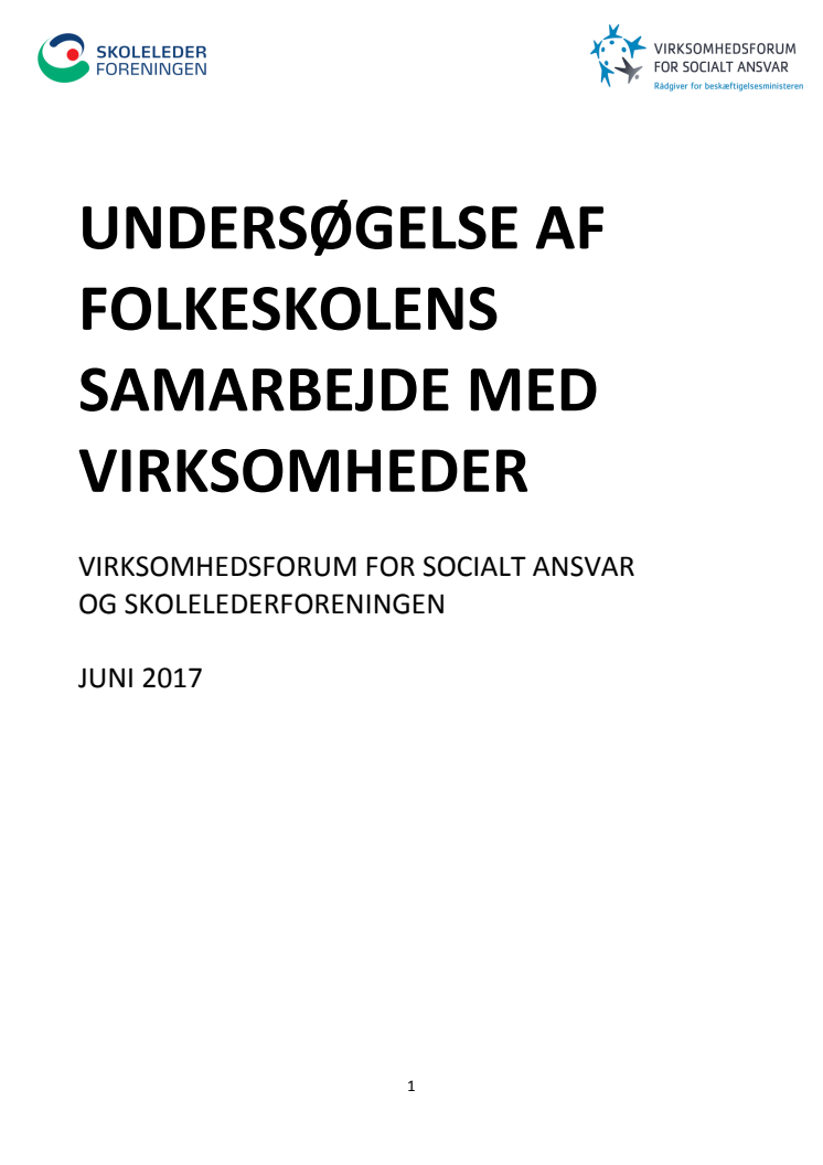 Undersøglse af skoler og virksomheders samarbejde