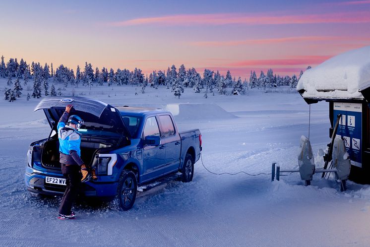 Ford F-150 Lightning Norge vinter 2023