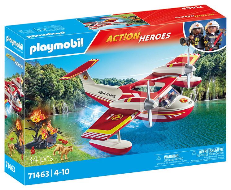 Feuerwehrflugzeug mit Löschfunktion (71463) von PLAYMOBIL