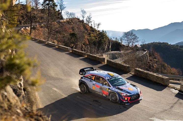 Hyundai Motorsport - 2018 Rallye Monte-Carlo.
