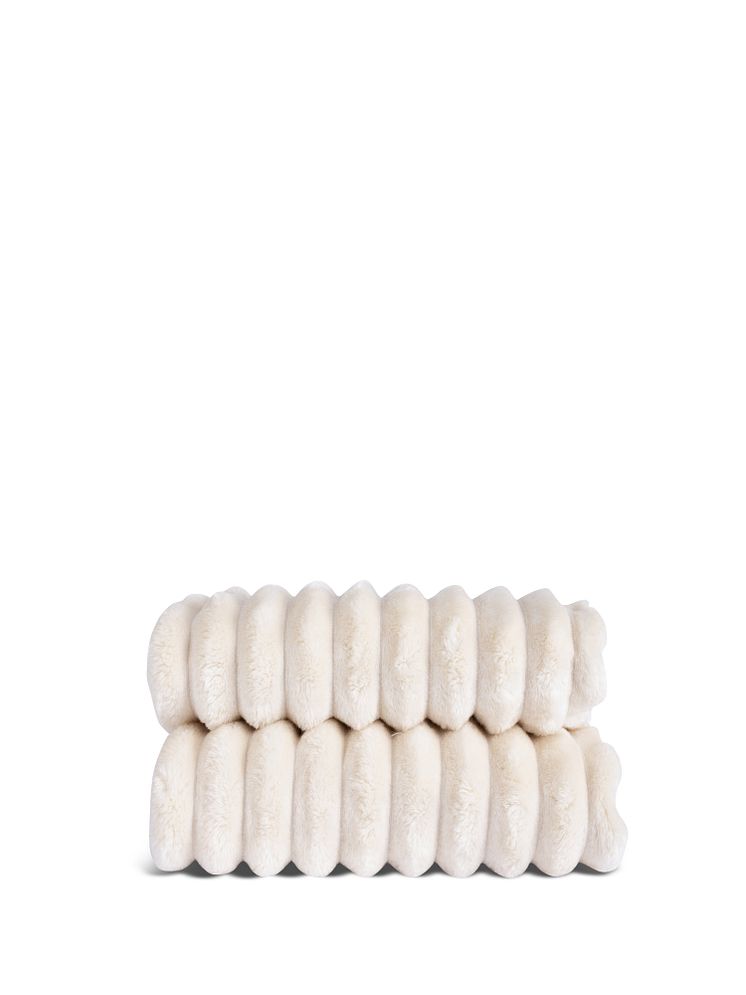 Esther fleece plaid white
