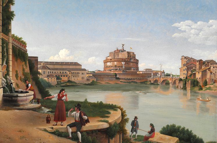 C.W. Eckersberg: "Castel St. Angelo" (1819)
