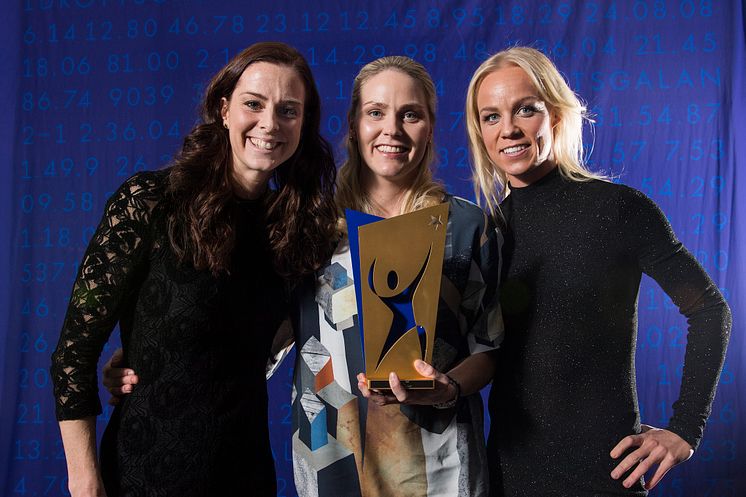 Lotta Schelin, Lisa Dahlqvist, Caroline Seger