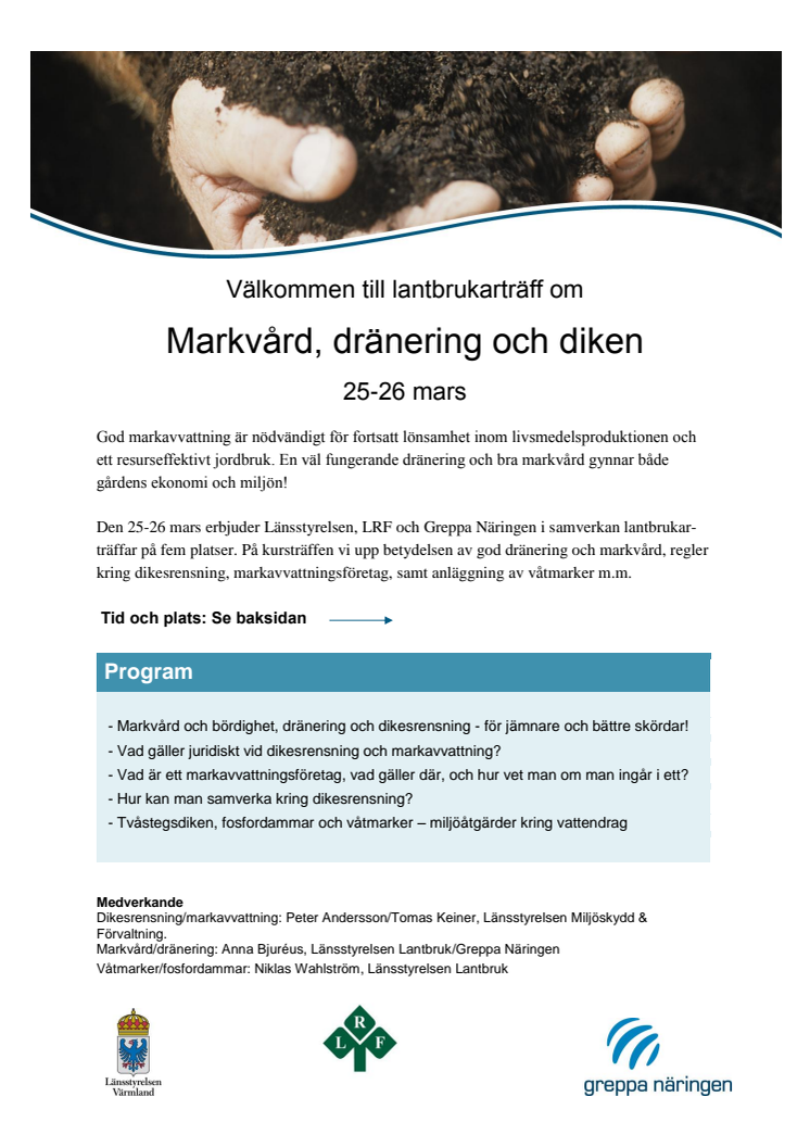 Lantbrukarträffar program