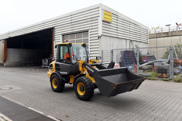 Volvo L25 Electric hos Berliner Stadtreinigung