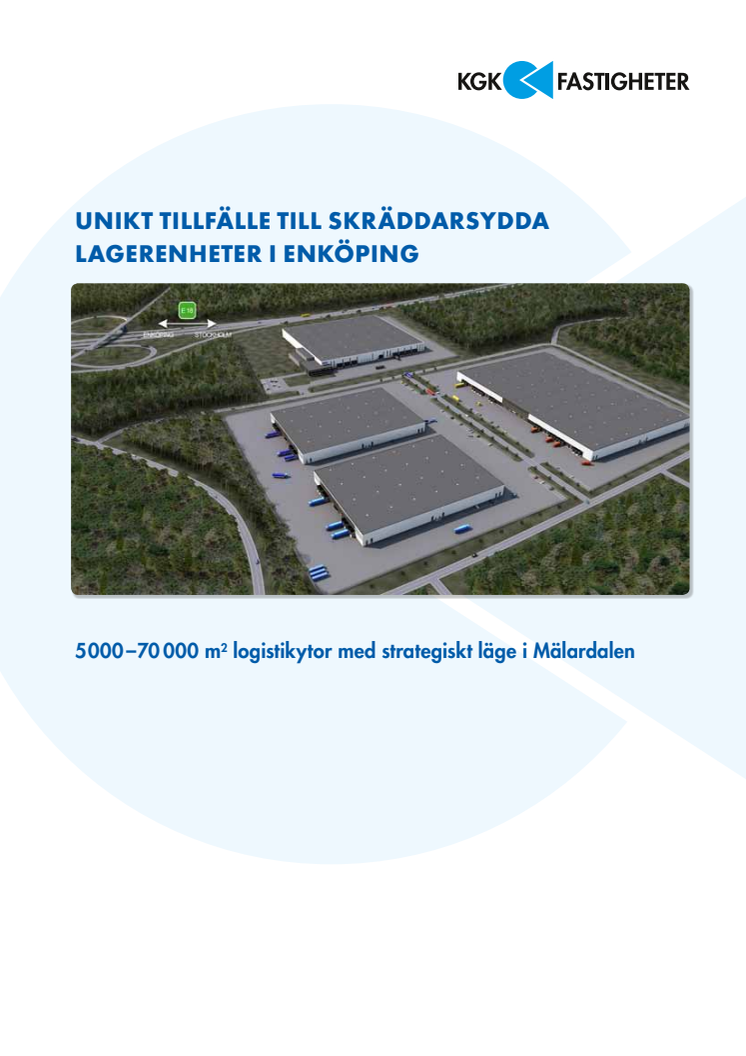 Unikt tillfälle till skräddarsydda lagerenheter i Enköping
