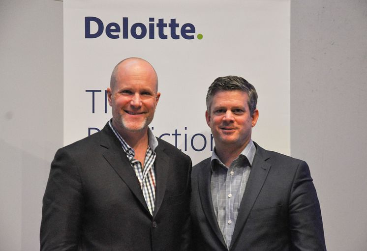 Duncan Stewart, director på Deloitte och Erik Olin, Partner Deloitte 