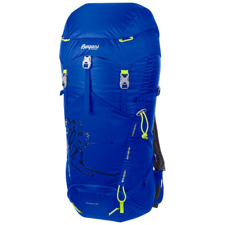 Rondane 38 L - Br Sea Blue/Neon Green