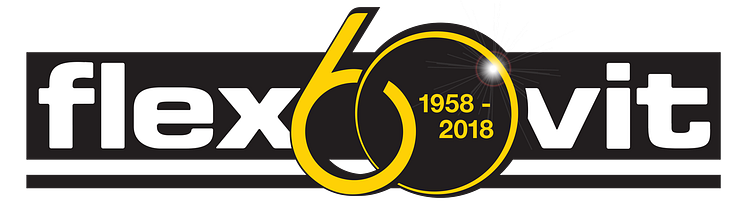 Flexovit 60 vuotta - Logo