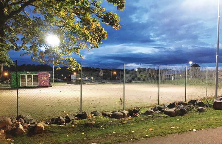 Kalmar kommun belyser gruvans fotbollsplan med Titan (3)