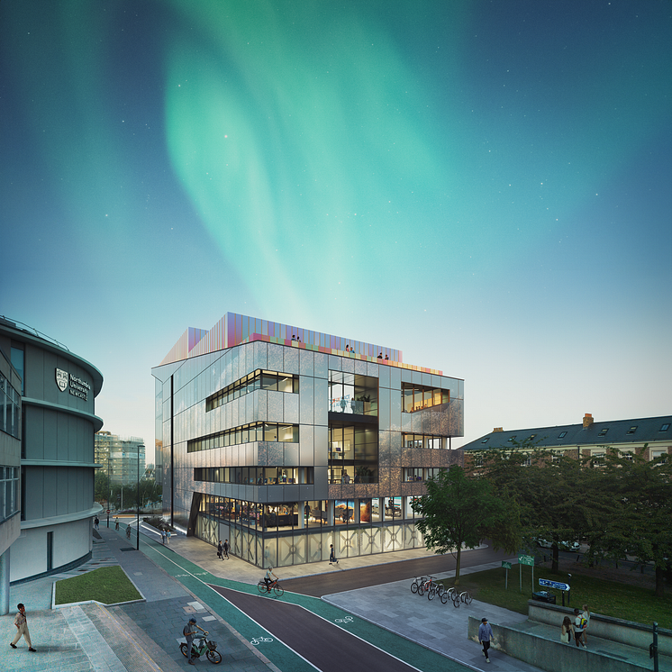 An additional artist's impression of the NESST building at Northumbria University
