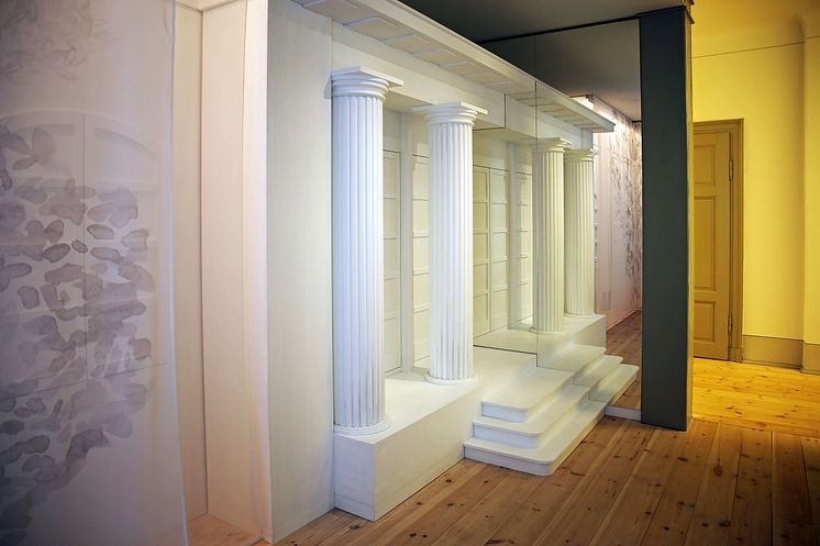 Mendelssohn-Haus: Eingangsbereich zur Ausstellung "Und wo ist Fanny?"