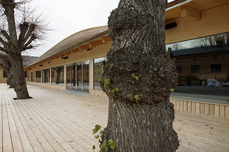 Bygget av Wisdome Stockholm vid Tekniska museet