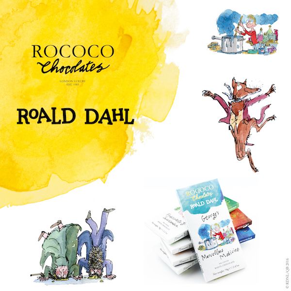 Rococo hyllar den folkkära författaren Roald Dahl