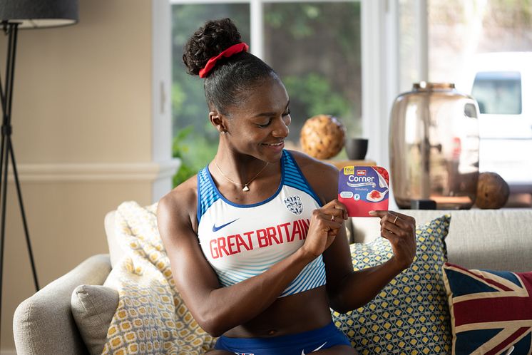 Müller Corner TV advert - Dina Asher-Smith